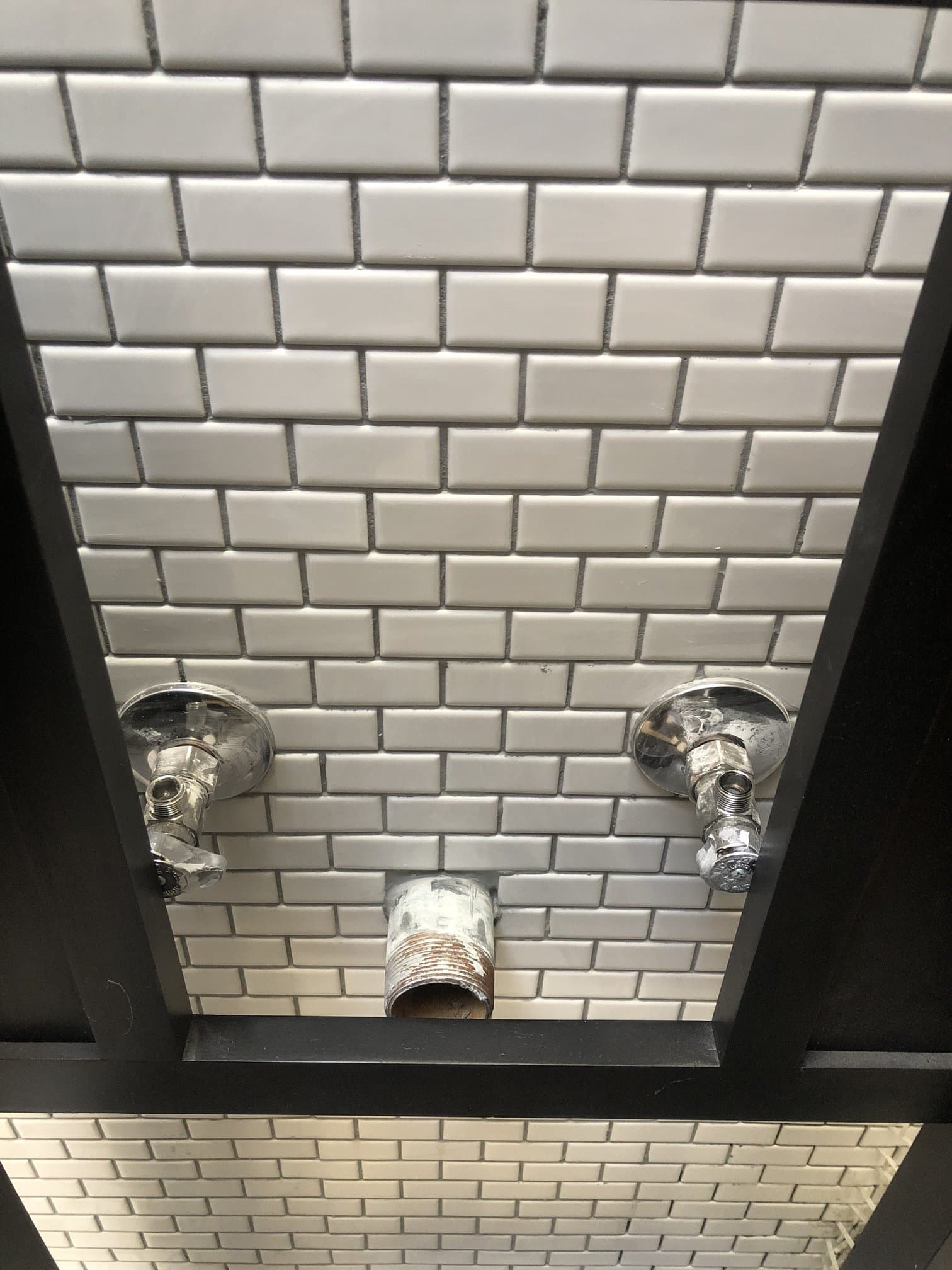 Subway Tile Walk-In Bath detail