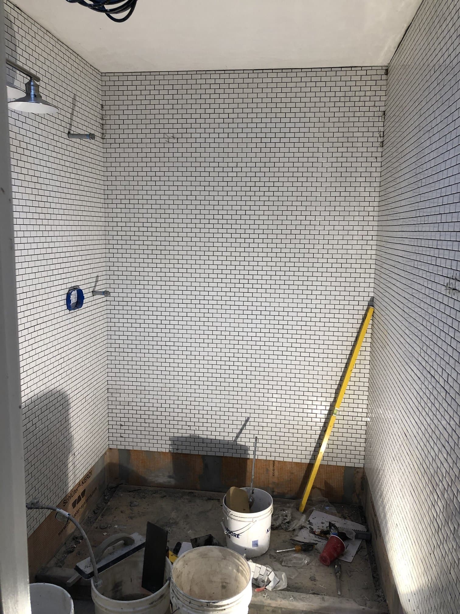 Subway Tile Walk-In Bath detail