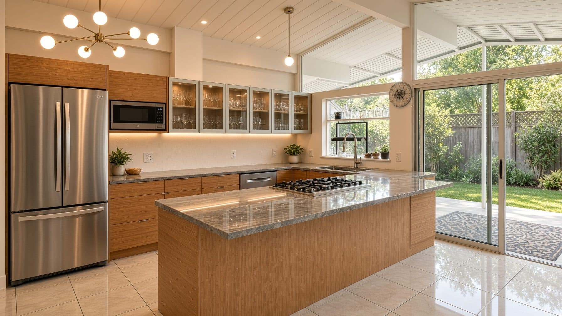 Elegant remodeled kitchen