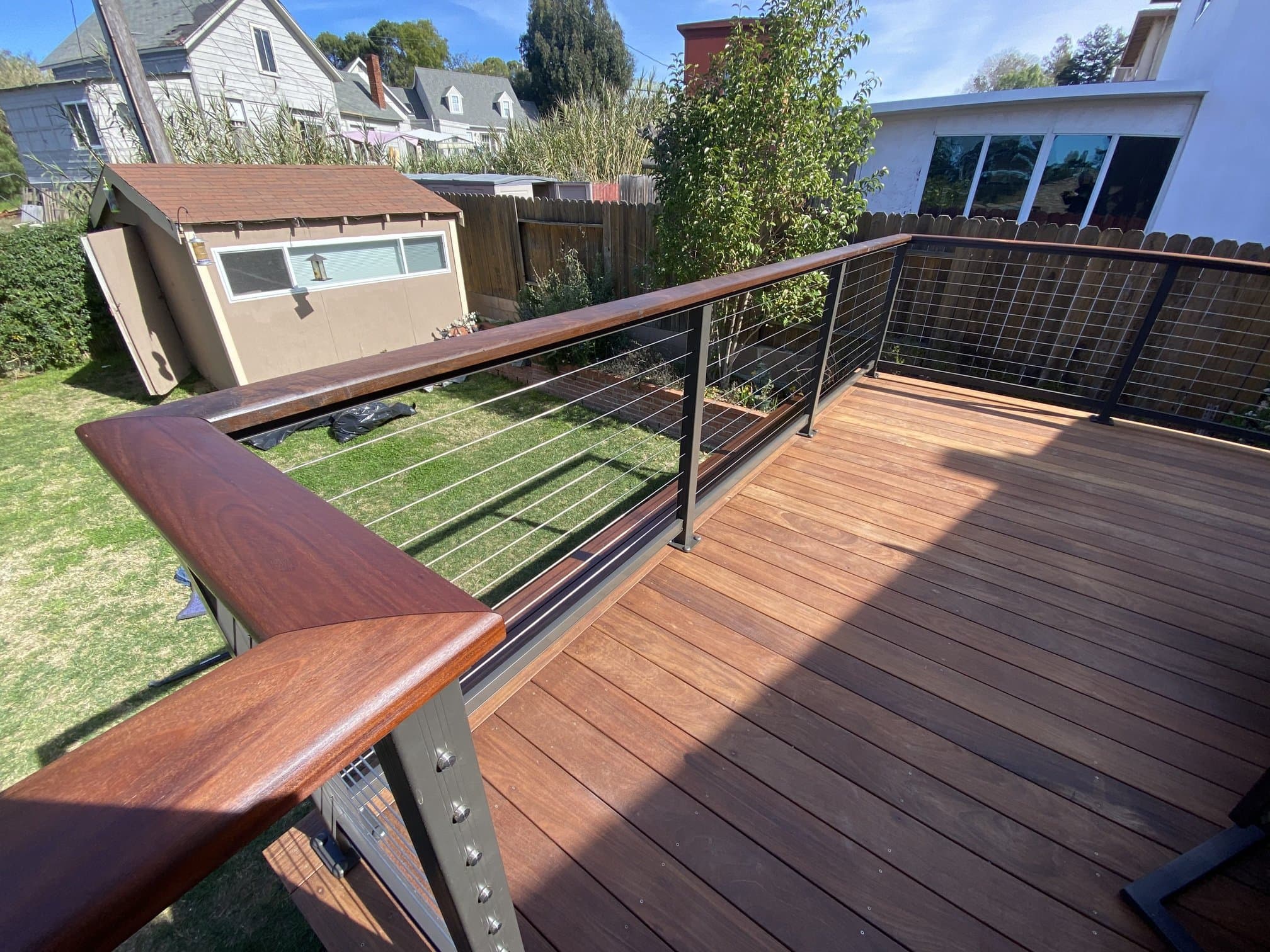 Ipe Brazilian Hardwood Deck after